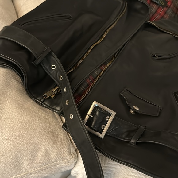 The Original 1950’s Motorcycle Jacket Perfecto Steerhide Leather Size Large - Picture 3 of 9